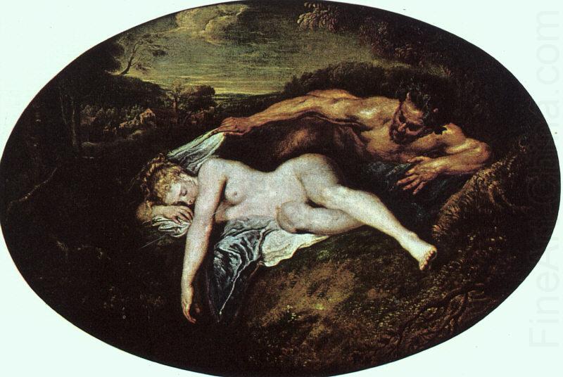 Jupiter and Antiope, Jean-Antoine Watteau
